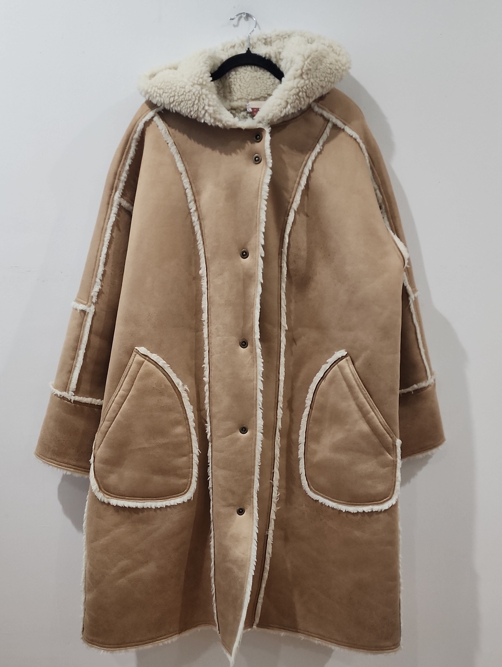 Pilcro Reversible Sherpa Coat